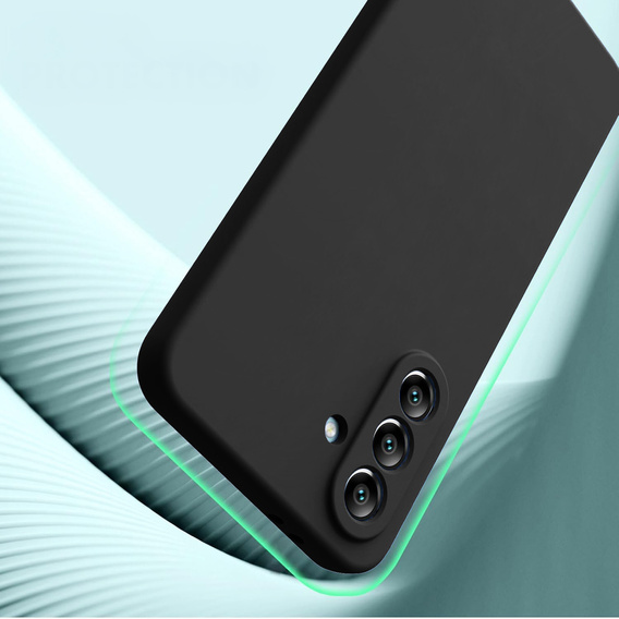 Obal na mobil pre Samsung Galaxy A56 5G, Silicone Lite, čierne