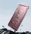 Obrnené puzdro pre Samsung Galaxy A35, Dexnor Full Body (Two Frames), ružové rose gold