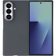 Puzdro z aramidových vlákien pre Samsung Galaxy Z Fold7, pre MagSafe, čierne