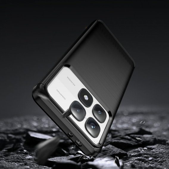Obal na mobil pre Xiaomi 14T Pro, Carbon, čierne