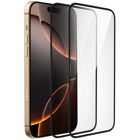 2x keramické hybridné sklo ERBORD pre iPhone 17 Pro/17/16 Pro