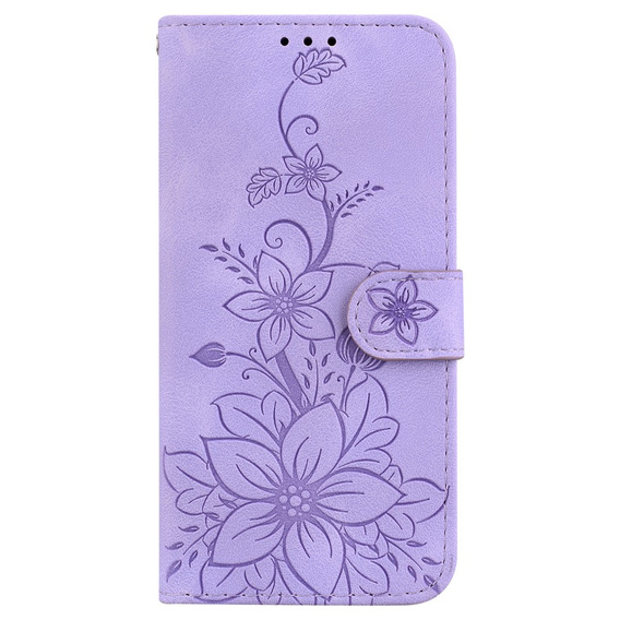 Klapkové puzdro pre Oppo A60, Lily Flower, fialové