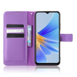 Klapkové puzdro pre Oppo A17, Wallet Smart Magnet, fialové