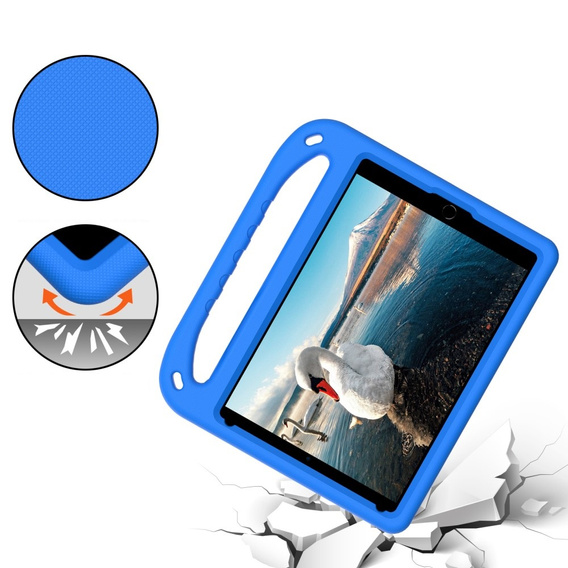 Detské puzdro pre iPad 10.2 2021 / 2020 / 2019, s rukoväťou, modré