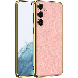 Obal na mobil pre Samsung Galaxy S24, GKK Leather, ružové