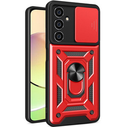 Obal na mobil pre Samsung Galaxy A05s, CamShield Slide, červené