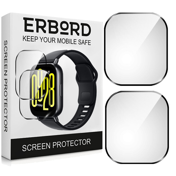 2x hybridné sklo ERBORD pre Xiaomi Redmi Watch 5 Active