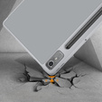 Puzdro pre Lenovo Tab P12, Smartcase s priestorom pre stylus, sivé
