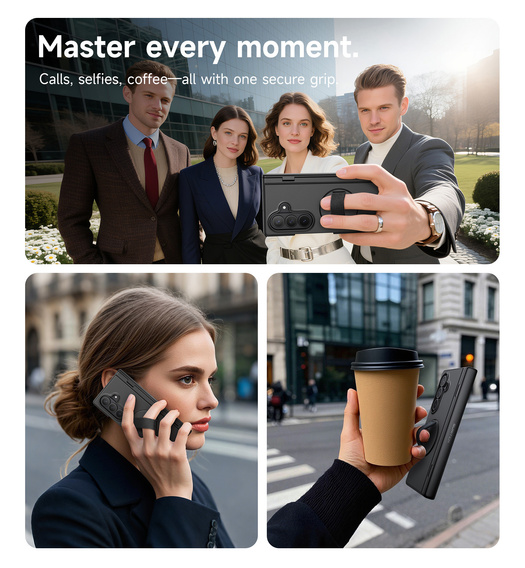 Puzdro Suritch s 360° stojanom a integrovanou ochranou displeja pre Samsung Galaxy Z Fold7