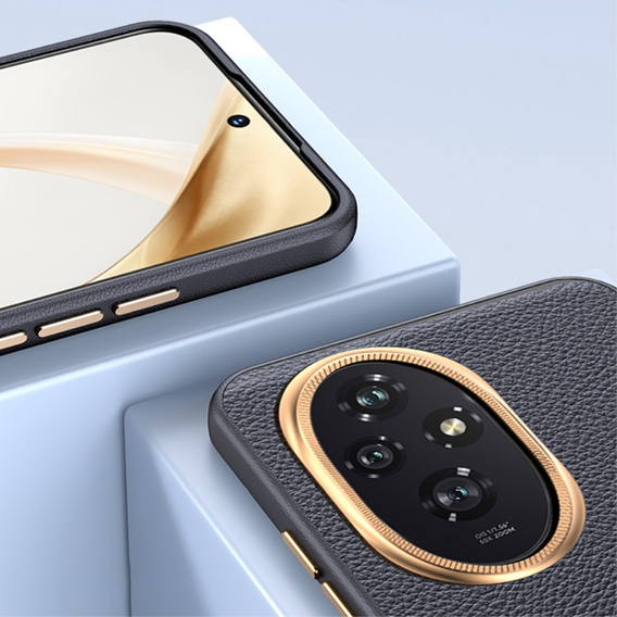 Kožené puzdro pre Honor 200 Pro 5G, leather hybrid, čierne
