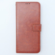 Klapkové puzdro pre Xiaomi 13T / 13T Pro, Crazy Horse Wallet, hnedé