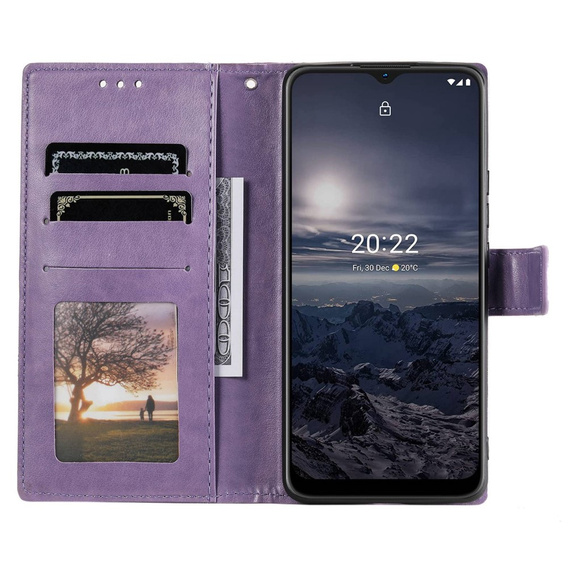 Klapkové puzdro pre Nokia G11/ G21, Mandala, modré