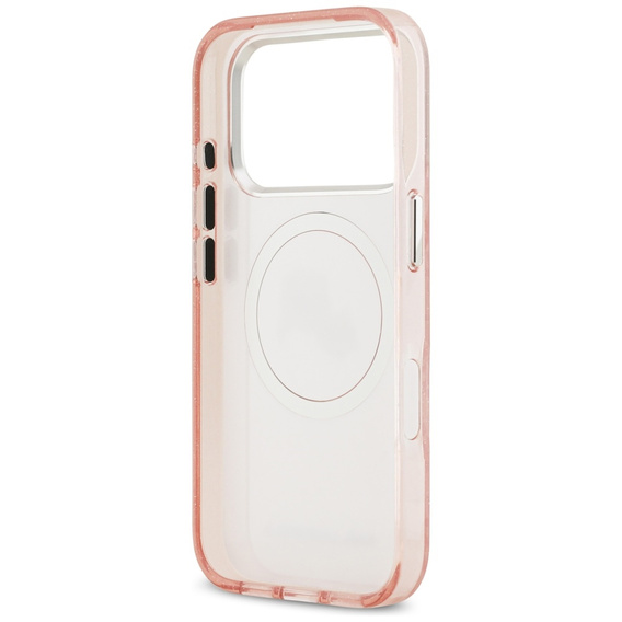 Karl Lagerfeld IML Glitter Karl & Choupette Heads Logo MagSafe puzdro pre iPhone 17 Pro Max