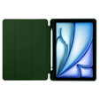 Puzdro pre Apple iPad Air 11" 6 gen. 2024 (A2902, Smartcase s priestorom pre stylus, tmavozelené