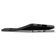 Puzdro Spigen pre Samsung Galaxy S25 Edge, Liquid Air, čierne + tvrdené sklo 9H