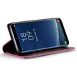 CASEME flipové puzdro pre Samsung Galaxy S8, Waxy Textured, červené