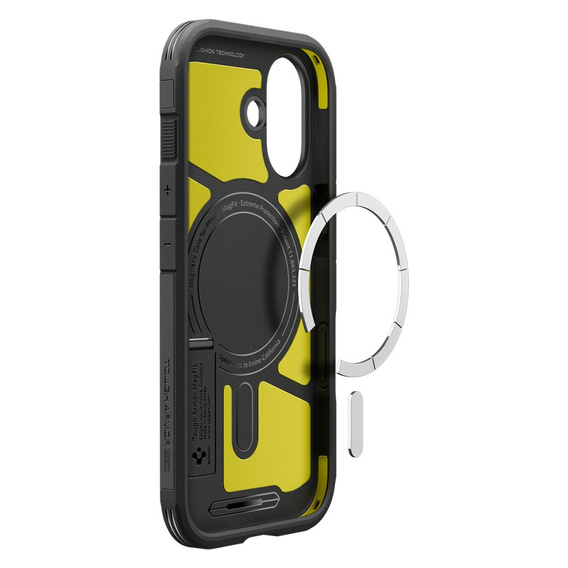 Spigen puzdro pre iPhone 17, Tough Armor T MagSafe, čierne