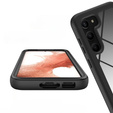 Puzdro pre Samsung Galaxy S23, Shockproof, s fóliou, čierne