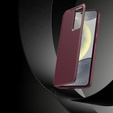 Flipové puzdro pre Samsung Galaxy S25 Edge, Smart View Wallet, bordové