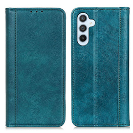 Flipové puzdro pre Samsung Galaxy S25 FE, Split Leather, zelený
