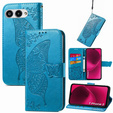 Klapkové puzdro pre T Phone 3 5G, Butterfly, modré