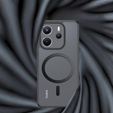 Puzdro pre Xiaomi Redmi Note 14 4G, pre MagSafe, ERBORD Matt Case, čierny + sklo na displej