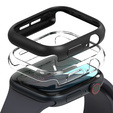 Puzdro Ringke pre Samsung Galaxy Watch 6 Classic 47mm, Slim, 2-Pack, číre/čierne