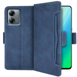 Klapkové puzdro pre Motorola Moto G14, Card Slot, modré