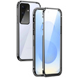 Puzdro pre Samsung Galaxy S25+ Plus, Magnetic Dual Glass, čierne