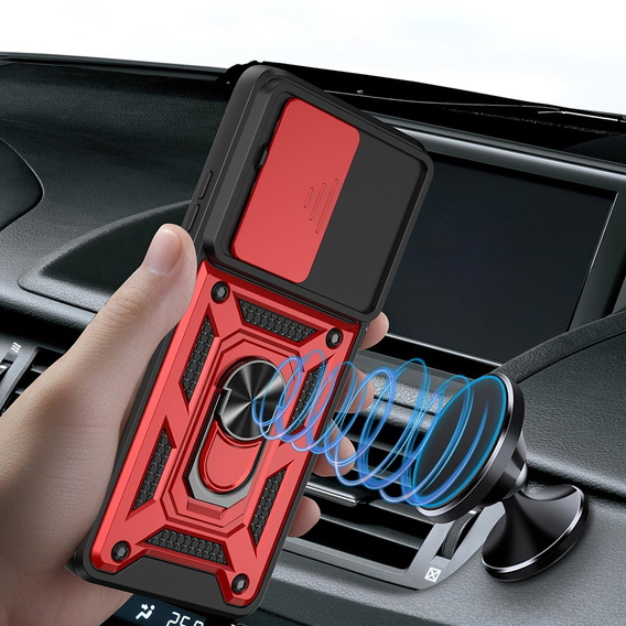 Pancierované puzdro pre Motorola Moto G56 5G, CamShield Slide, modré