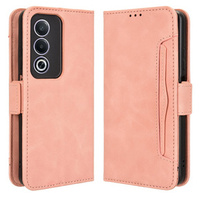 Klapkové puzdro pre Oppo A80, Card Slot, ružové