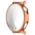 Puzdro 2v1 s ochranou displeja pre Huawei Watch GT 5 Pro 42mm, ružové rose gold 