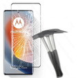 3D tvrdené sklo pre Motorola Edge 50 Fusion 5G, čierny rám