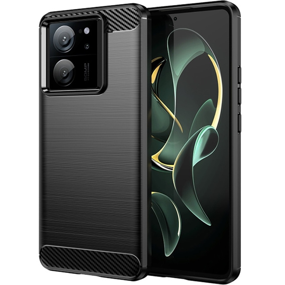 Obal na mobil pre Xiaomi 13T / 13T Pro, Carbon, čierne