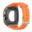 Silikónový remienok s puzdrom pre Apple Watch 1/2/3/4/5/6/7/8/9/10/SE/Ultra/Ultra 2 42/44/45/49MM