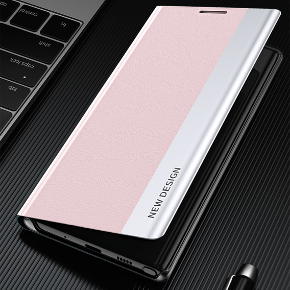 Klapkové puzdro pre Xiaomi 12 Pro, Side Magnetic, ružové