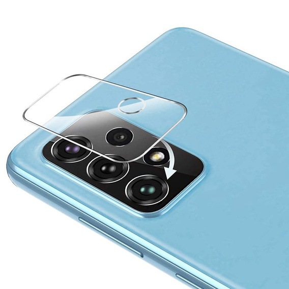 Tvrdené sklo na fotoaparát pre Samsung Galaxy A33 5G, modré