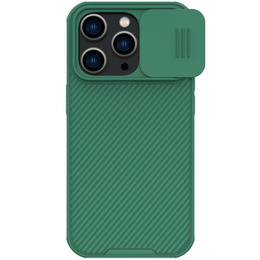 Puzdro pre iPhone 14 Pro Max, pancierované Nillkin, CamShield Pro, zelený