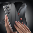 Puzdro pre Samsung Galaxy S23 Ultra, Magnetic Dual Glass, strieborné