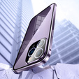 Puzdro pre iPhone 15 Pro Max, Magnetic Dual Glass, fialové