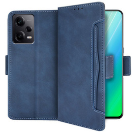 Klapkové puzdro pre Xiaomi Redmi Note 12 Pro+ 5G, Card Slot, modré