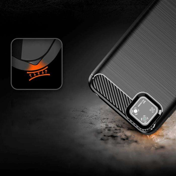 Obal na mobil pre Huawei Y5P, Carbon, čierne