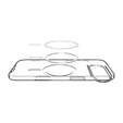 Spigen puzdro pre iPhone Air, Liquid Crystal MagSafe, číre/biele
