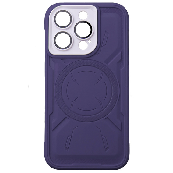 Puzdro pre iPhone 15 Pro, ERBORD Armor Mag, fialové