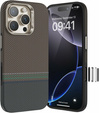 BENKS Kevlarové puzdro Magnetic Armor Pro Prestige 600D Y065 pre MagSafe s aktívnym tlačidlom pre iPhone 16 Pro