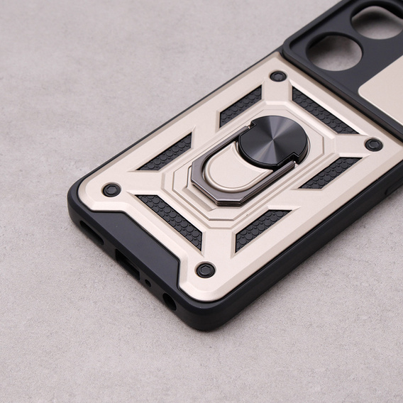 Obal na mobil pre Oppo A98 5G, CamShield Slide, zlaté