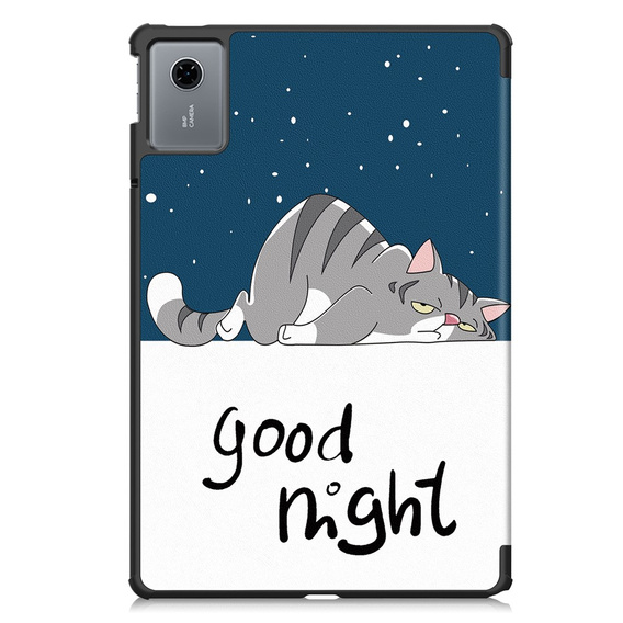 Puzdro pre Lenovo Idea Tab 11" 2025 TB336FU TB336ZU, s funkciou stojana, Smartcase, Sleeping Cat