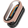 Puzdro 2v1 + tvrdené sklo pre Xiaomi Smart Band 10 / 9 / 8, ružové