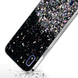 Obal na mobil pre Samsung Galaxy A10, Glittery, čierne