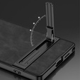 Puzdro pre Samsung Galaxy S25 Ultra, GKK Leather, čierne